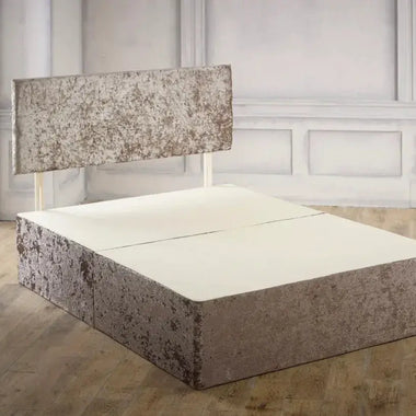 Divan Bed With Plain Fabric Headboard - DF Beds