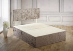 Divan Bed With Plain Fabric Headboard - DF Beds