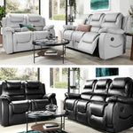 Leather Recliner Sofa