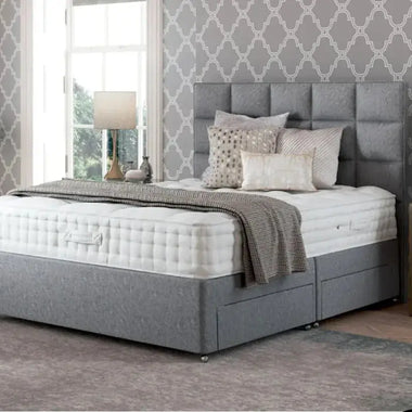 Juliette Divan Cube Beds With Headboard - D F Beds - DF Beds