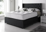 Divan Bed With Chesterfield Floor Standing Headboard - DF Beds