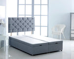 Chesterfield Ottoman Storage Divan Bed with Headboard - DF Beds