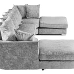Bishop U shape Sofa Grey Scatter Back