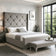 Arabella Upholstered Wingback Bed Frame - DF Beds
