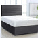 Verona Divan Bed Cube With Lined Headboard - DF Beds