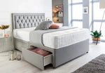 Miami Divan Bed With Headboard - D F Beds - DF Beds