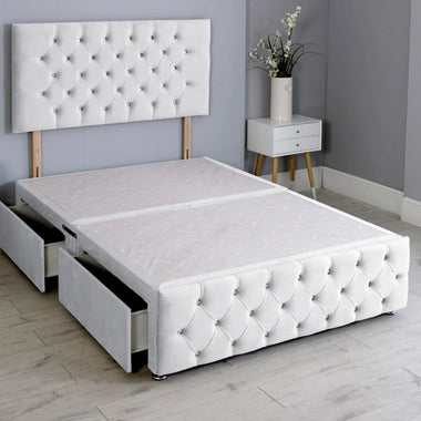 White Bed Base