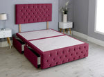 Milly Chesterfield Divan Bed With Headboard - DF Beds