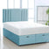 Vertical Lined Ottoman Storage Divan Bed with Headboard - DF Beds