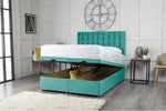 Omega Ottoman Storage Divan Bed with Headboard - DF Beds