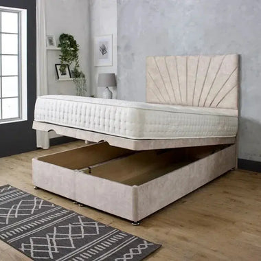Sunrise Storage Divan Bed with Headboard - DF Beds