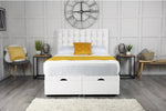 Omega Ottoman Storage Divan Bed with Headboard - DF Beds