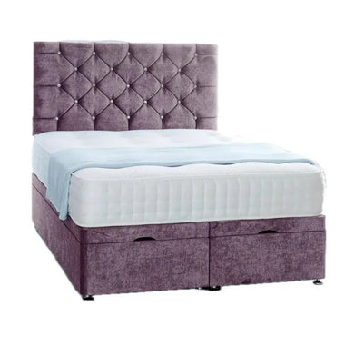 Chesterfield Ottoman Storage Divan Bed with Headboard - DF Beds