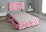 Milly Chesterfield Divan Bed With Headboard - DF Beds