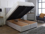 Pollo Panel Ottoman Storage Divan Bed with Headboard - DF Beds