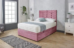 Rose Storage Divan Bed with Headboard - DF Beds