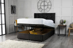 Cube Ottoman Storage Divan Bed with Headboard - DF Beds