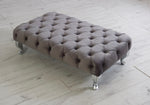 Queen Ann Chesterfield Footstool