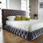 upholstered bed