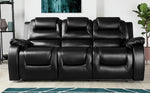 Leather Reclining Sofa Set