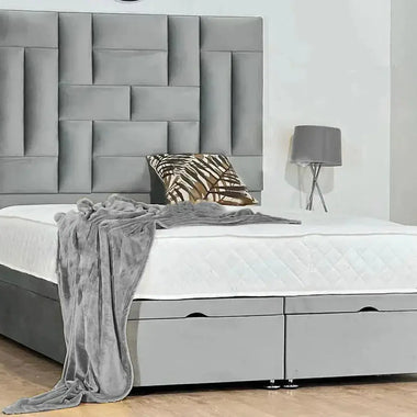 Medusa Ottoman Storage Divan Bed with Headboard - DF Beds