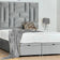 Coulage ottoman bed base with headboard