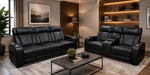 Knightsbridge LED Power Reclining 3 + 2 Sofa Set – Beige Modern Home Theater Comfort