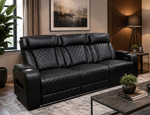 Knightsbridge LED Power Reclining 3 + 2 Sofa Set – Beige Modern Home Theater Comfort