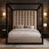 Cambridge 4 Poster Bed Frame Black Frame 5ft King Linen Fabric 