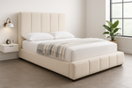 Lucia Upholstered Bed Frame 4ft 6 Double Cream Boucle 