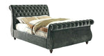 Chesterfield Swan Sleigh Bed - D F Beds - DF Beds