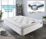 Foam Encapsulated Geltex Pillow Top Mattress - DF Beds