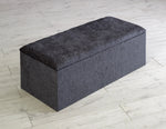 Plain Ottoman Blanket Storage Box - DF Beds