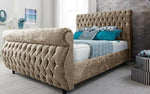 double sleigh bed frame