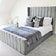 Pannel Wingback Ottoman Bed Frame