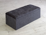 Plain Ottoman Blanket Storage Box